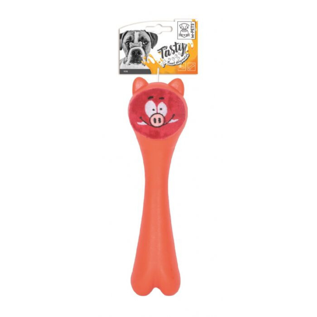 M-Pets Rob Ödül Hazneli Köpek Oyuncağı 23,5x6,5x6,5cm (Turuncu)