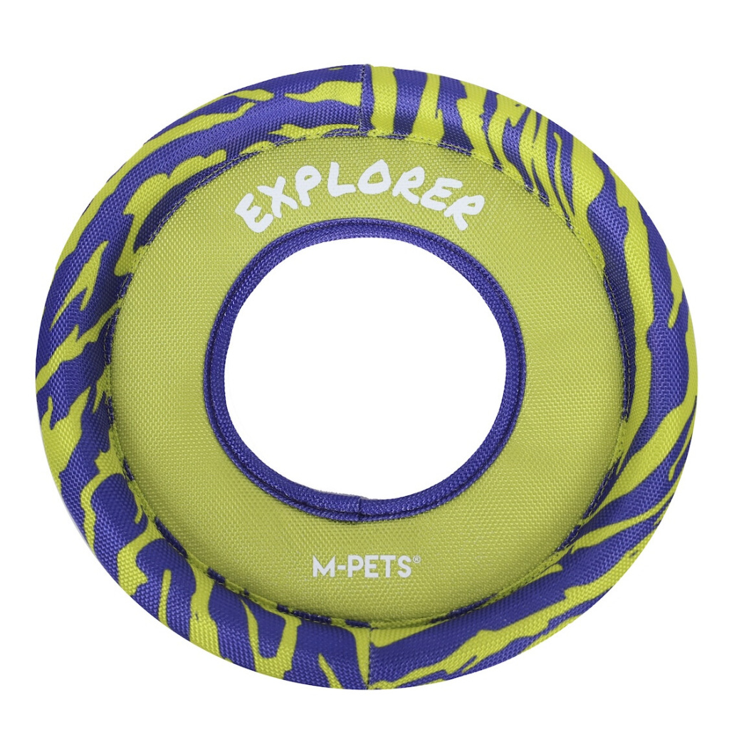 M-Pets Sprintpuff Frisbee Köpek Oyuncağı 24cm (Mor-Yeşil)