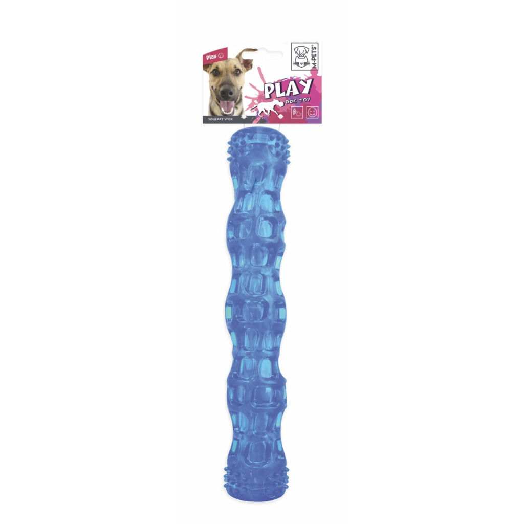 M-Pets Gıcırtılı Çubuk Köpek Oyuncağı 27,3x5cm (Mavi)