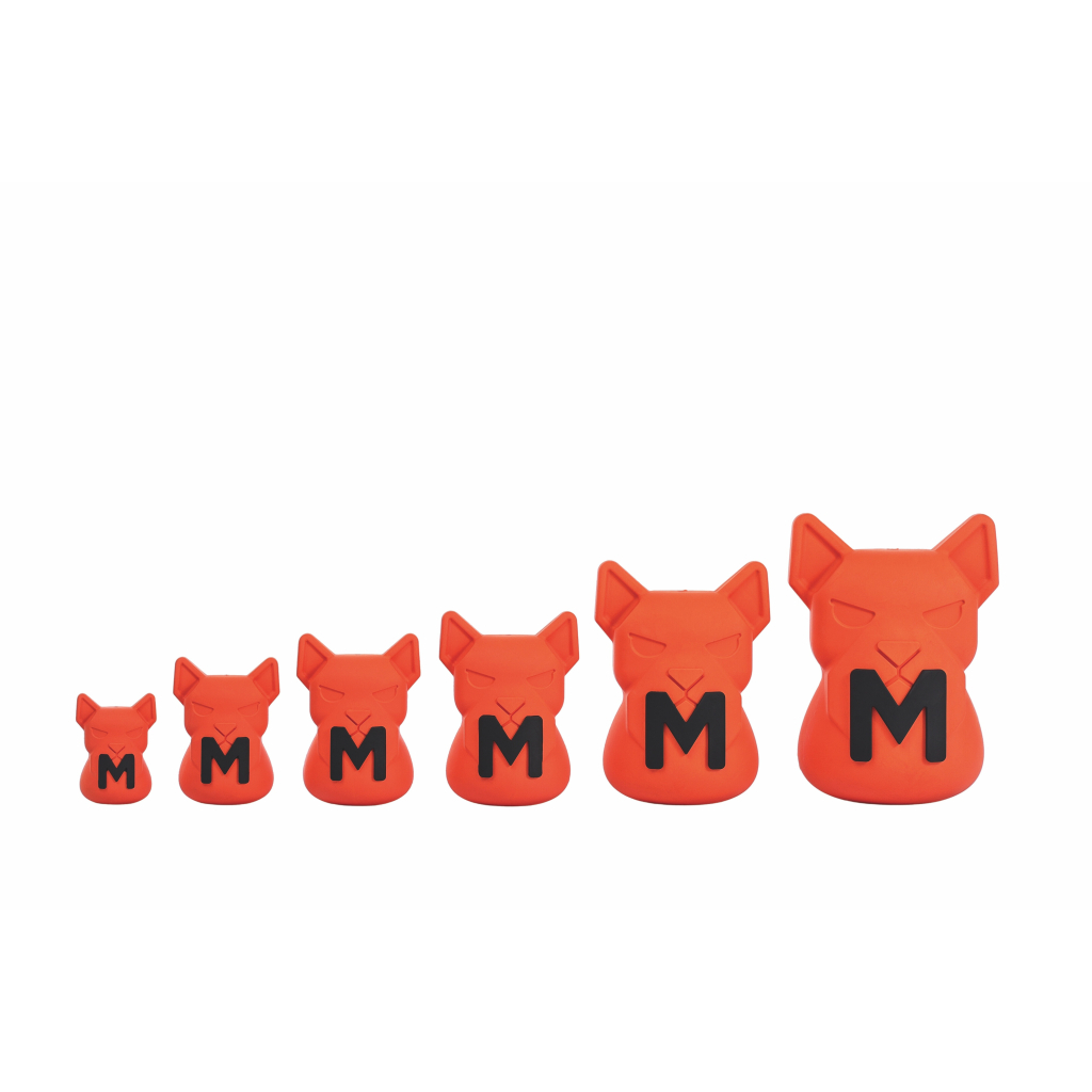 M-Pets Power Chew Kauçuk Köpek Ödül Oyuncağı 10,6x9,6x14,5cm (Turuncu)