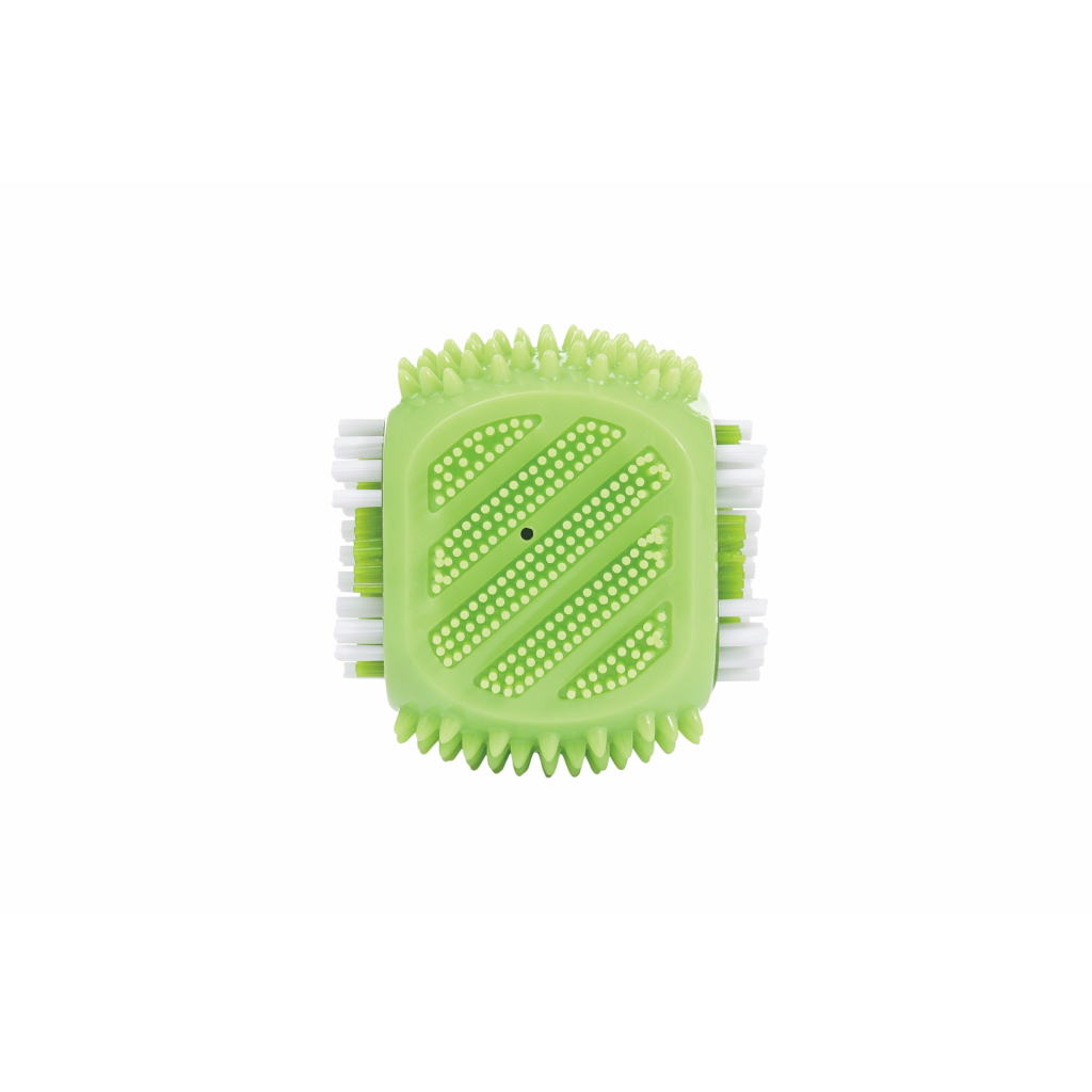 M-Pets Dental Squeaky Cube Diş Fırçalı Köpek Oyuncağı 7,9x7,5x7cm (Yeşil)