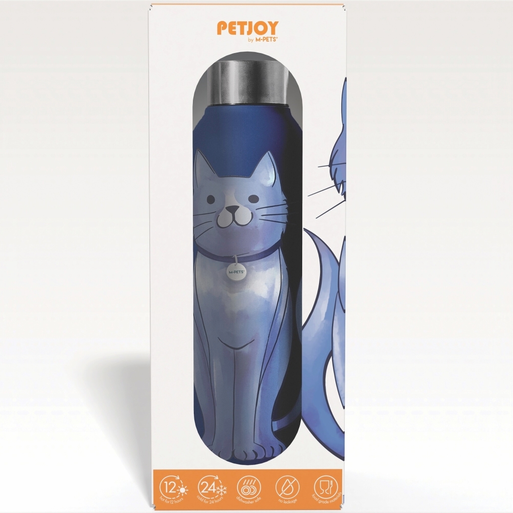 M-Pets Petjoy Purrfect Moonpie Seyahat Termosu 500ml
