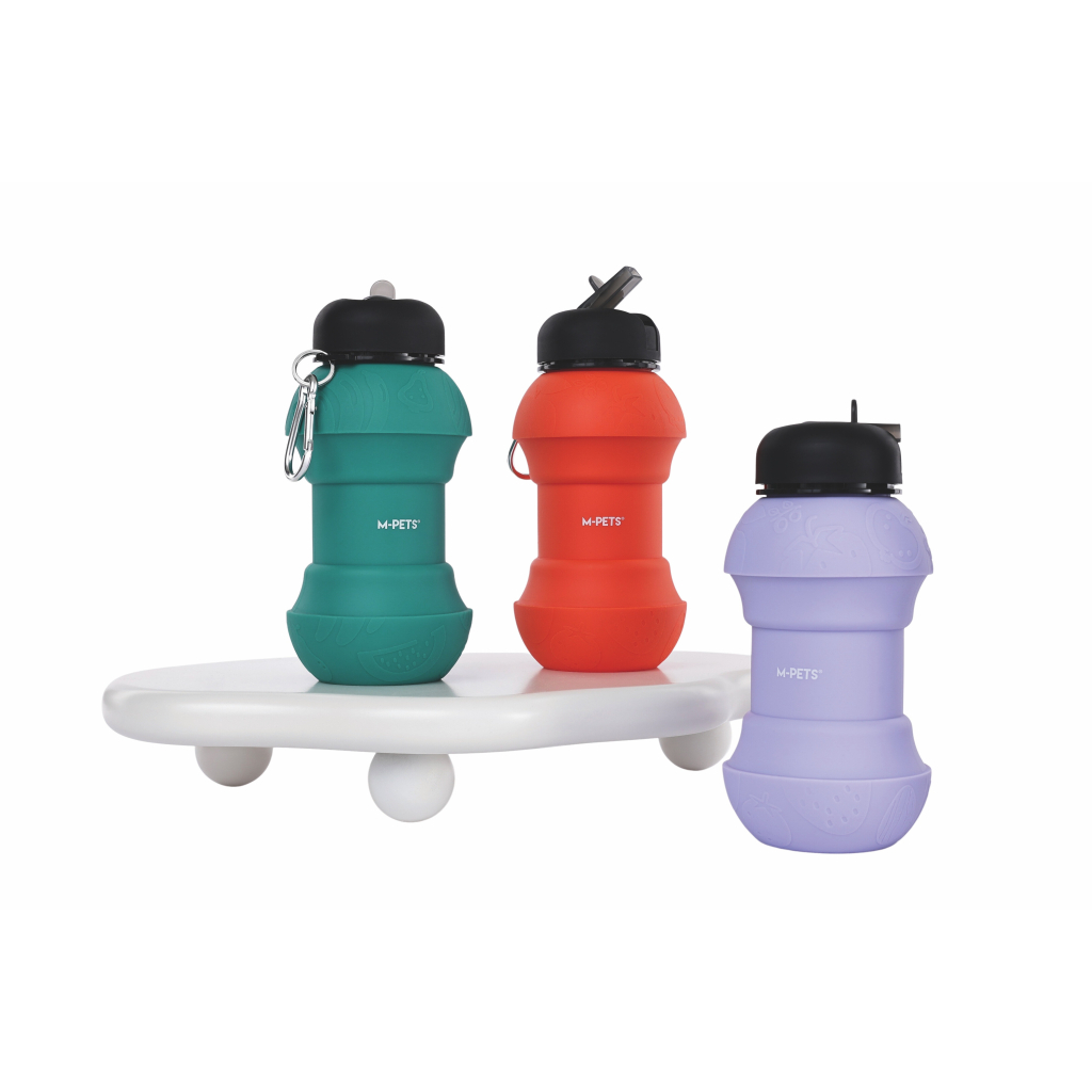 M-Pets On The Road Köpekler İçin Katlanır Seyahat Su Kabı 550ml (Turuncu)