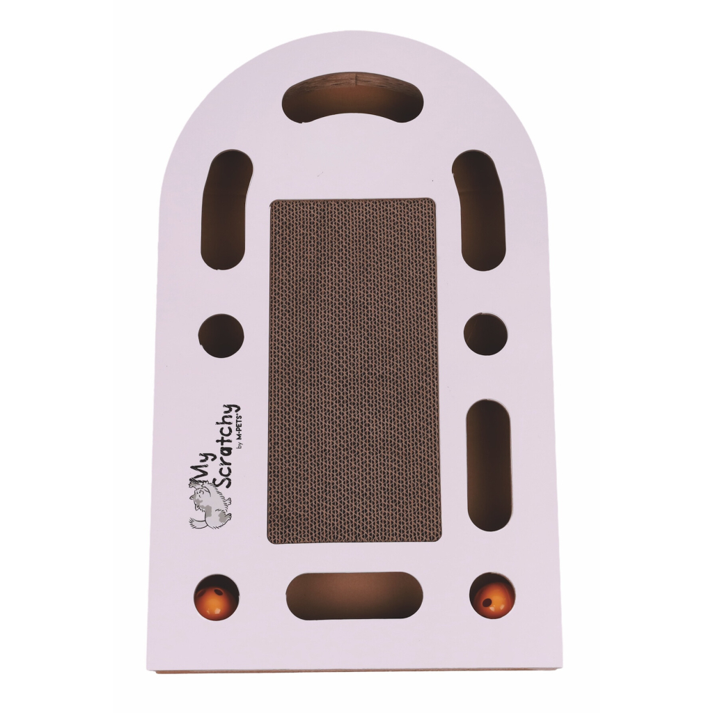 M-Pets My Scratchy Tenneessee Kedi Tırmalama Kartonu 50x30x6cm (Beyaz)