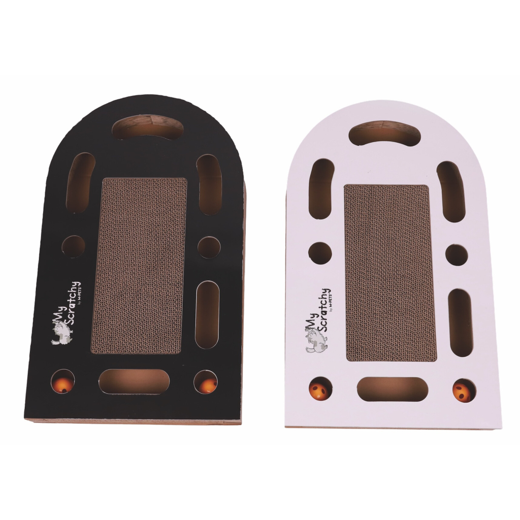 M-Pets My Scratchy Tenneessee Kedi Tırmalama Kartonu 50x30x6cm (Beyaz)