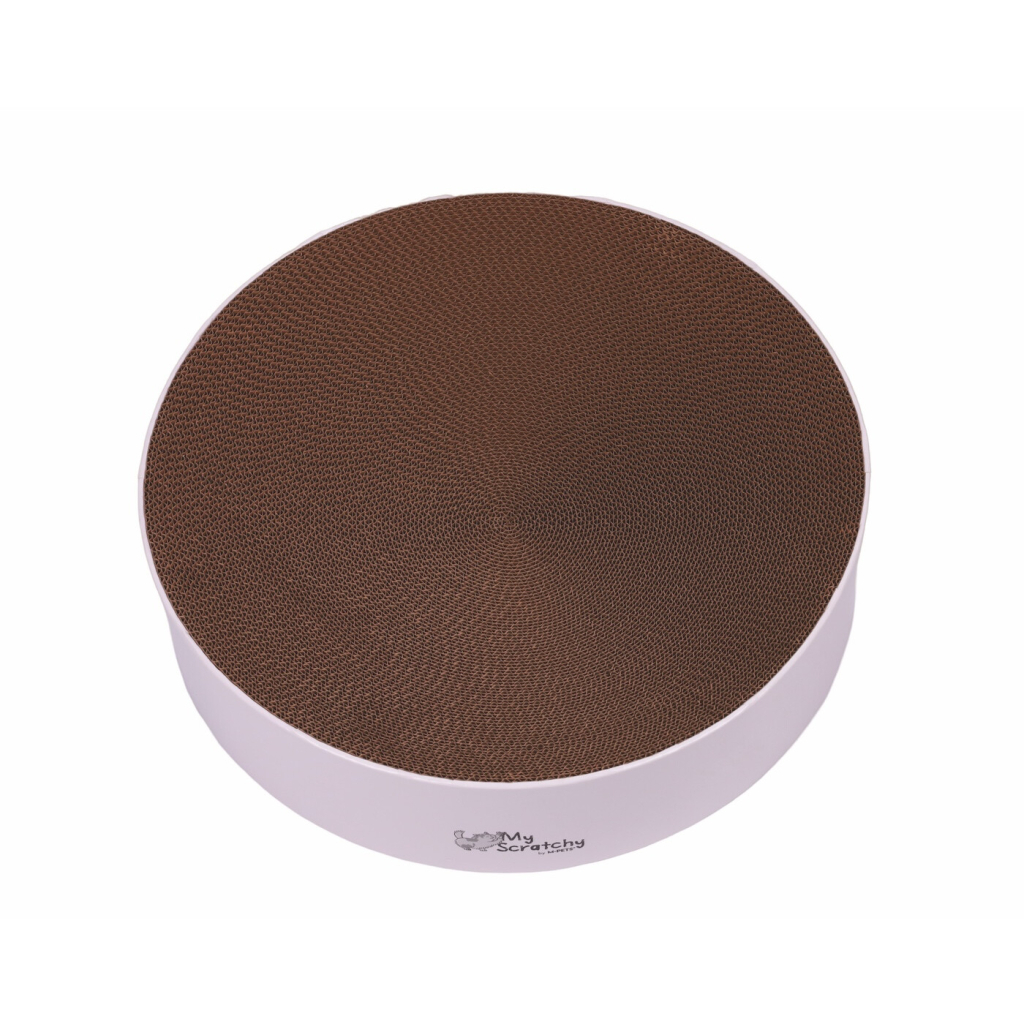 M-Pets My Scratchy Maryland Kedi Tırmalama Kartonu 41cm (Beyaz)