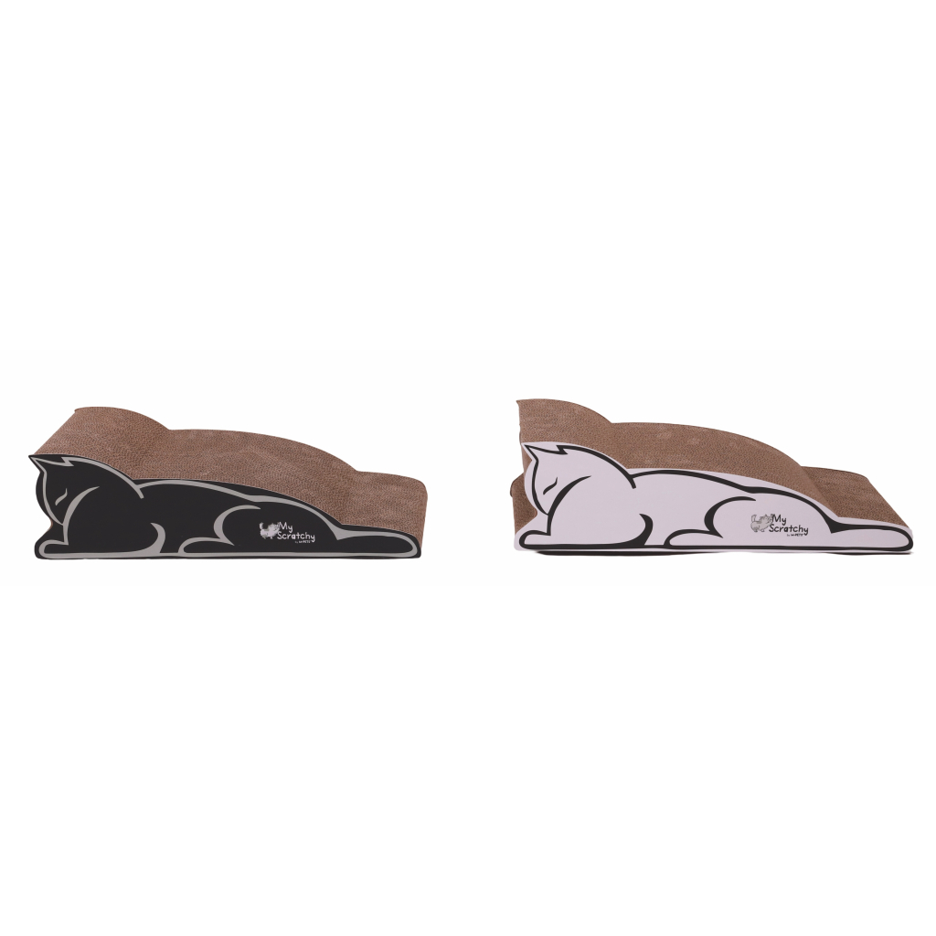 M-Pets My Scratchy Baltimore Kedi Tırmalama Kartonu 45x19,5x13cm (Siyah)