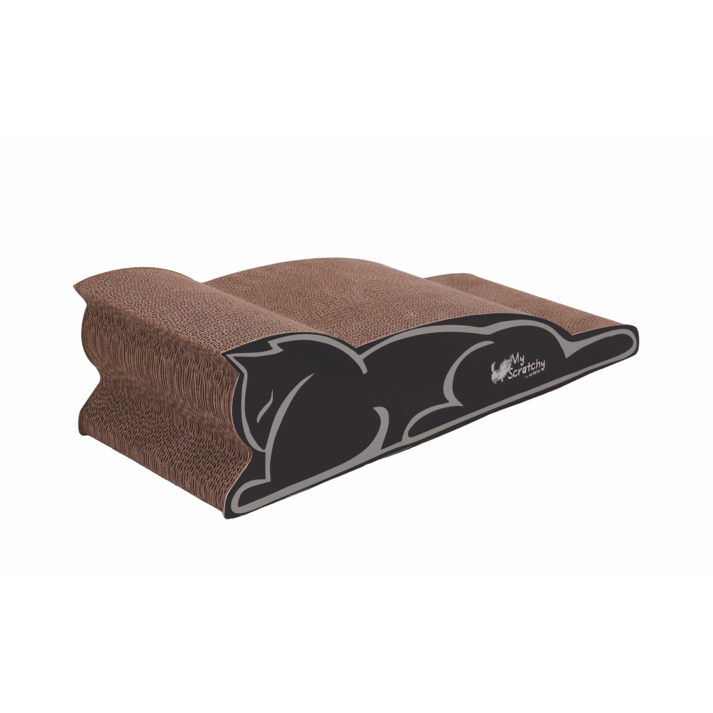 M-Pets My Scratchy Baltimore Kedi Tırmalama Kartonu 45x19,5x13cm (Siyah)