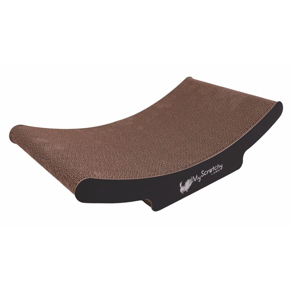 M-Pets My Scratchy Portland Kedi Tırmalama Kartonu 42,5x24x10cm (Siyah)