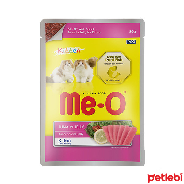 Me-O Jöle İçinde Ton Balıklı Yavru Kedi Konservesi 80gr