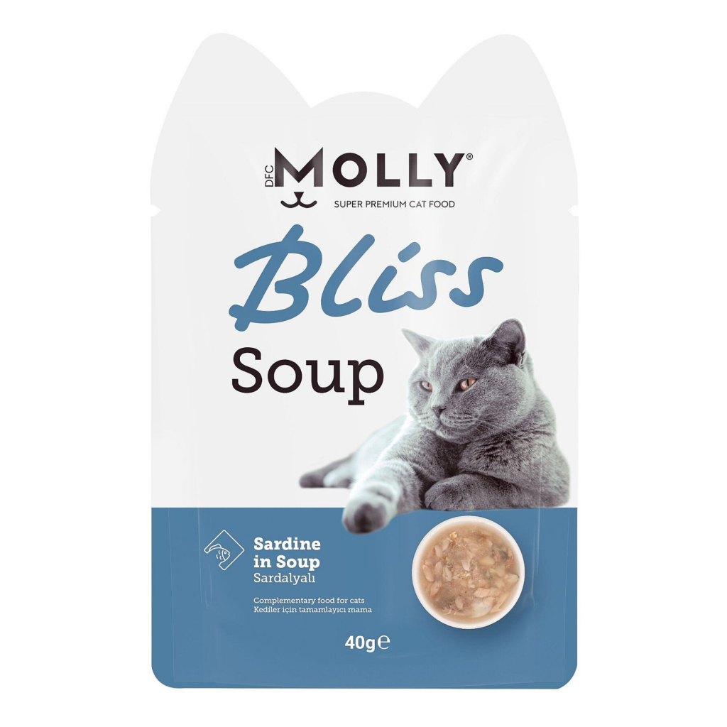 Molly Bliss Sardalyalı Kedi Çorbası 40gr