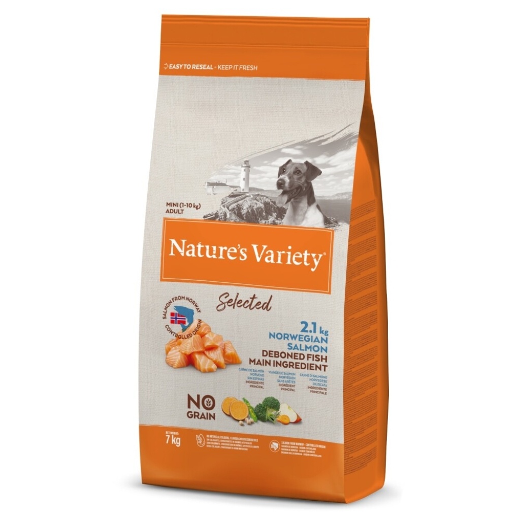 Nature's Variety Selected Somonlu Küçük Irk Yetişkin Köpek Maması 7kg