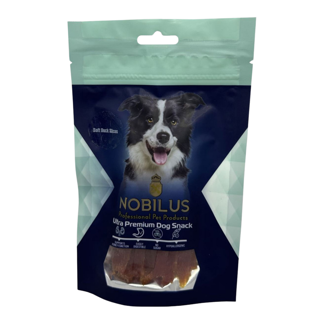 NOBILUS Ördek Etli Dilimli Köpek Ödül Maması 80gr