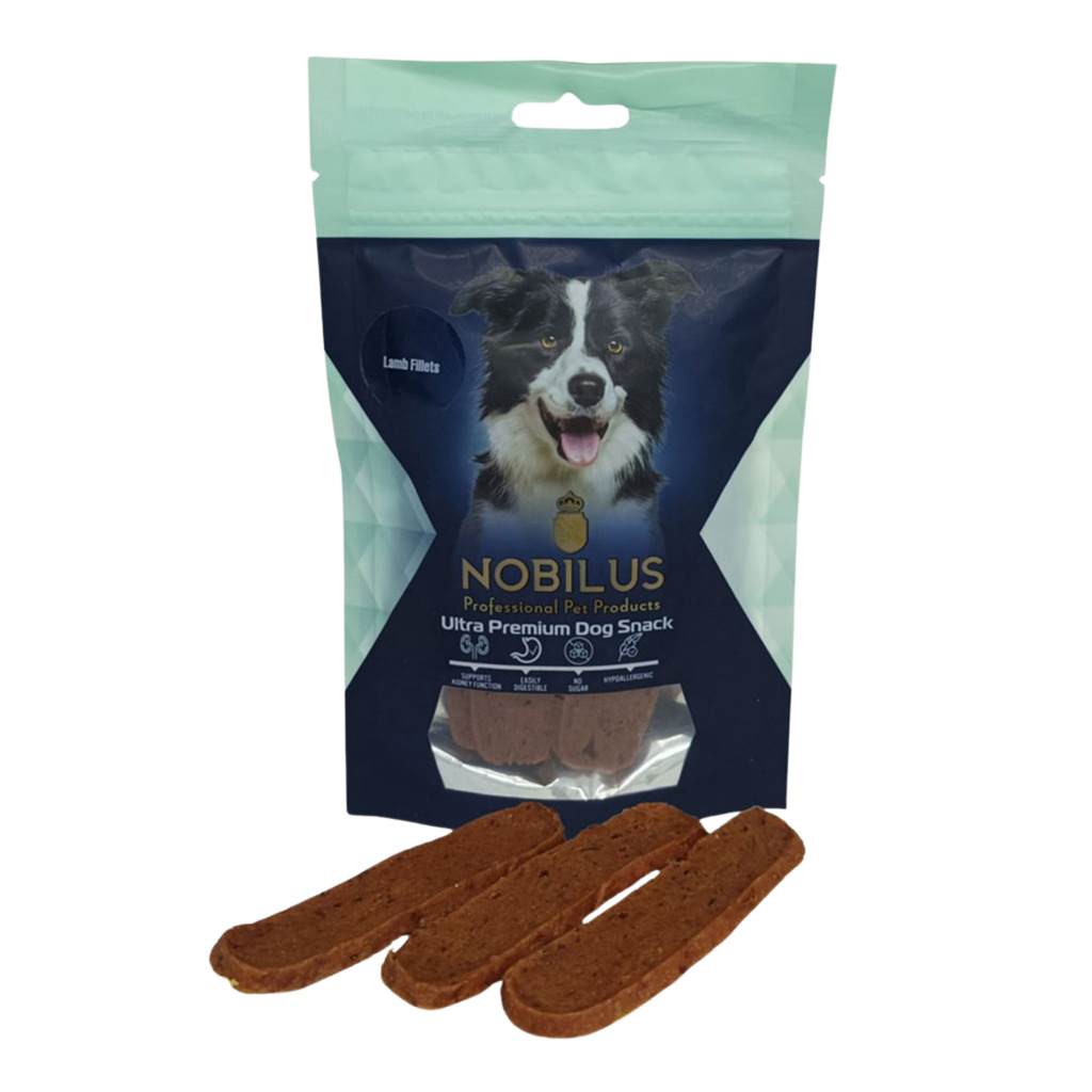 NOBILUS Kuzu Etli Fileto Köpek Ödül Maması 80gr