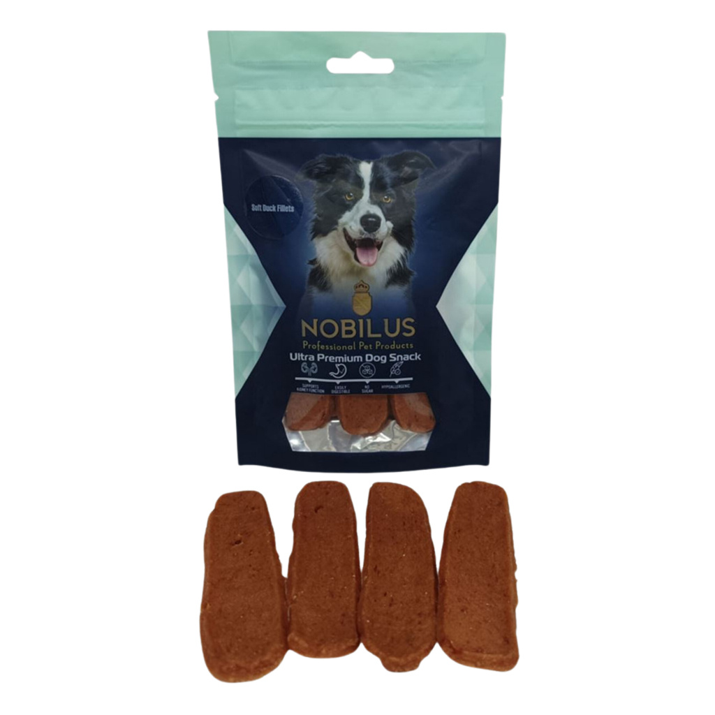 NOBILUS Ördek Etli Fileto Köpek Ödül Maması 80gr