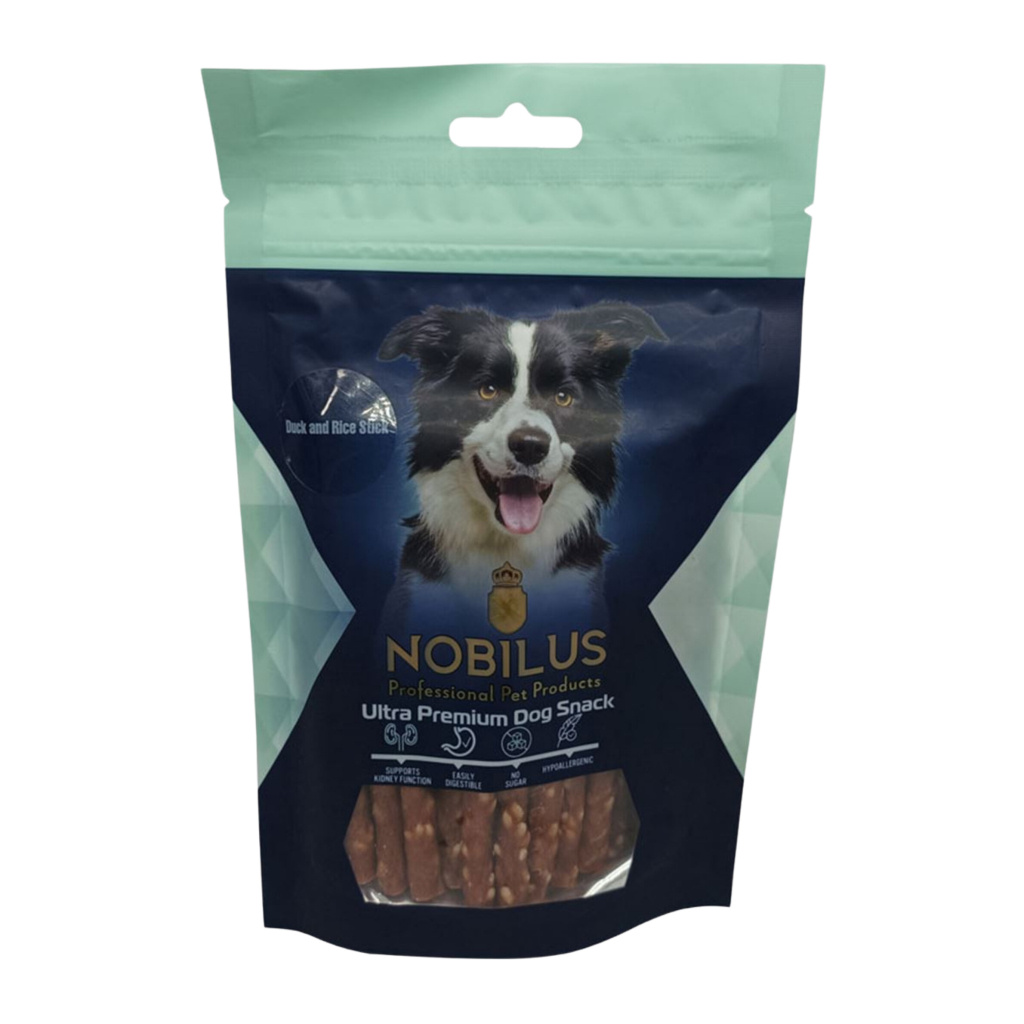 NOBILUS Ördek Etli ve Pirinçli Köpek Ödül Çubuğu 80gr