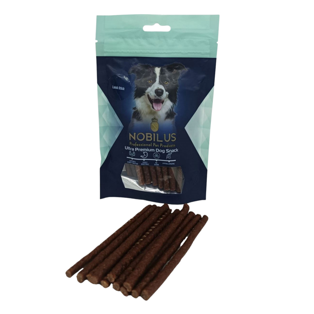 NOBILUS Kuzu Etli Köpek Ödül Çubuğu 80gr