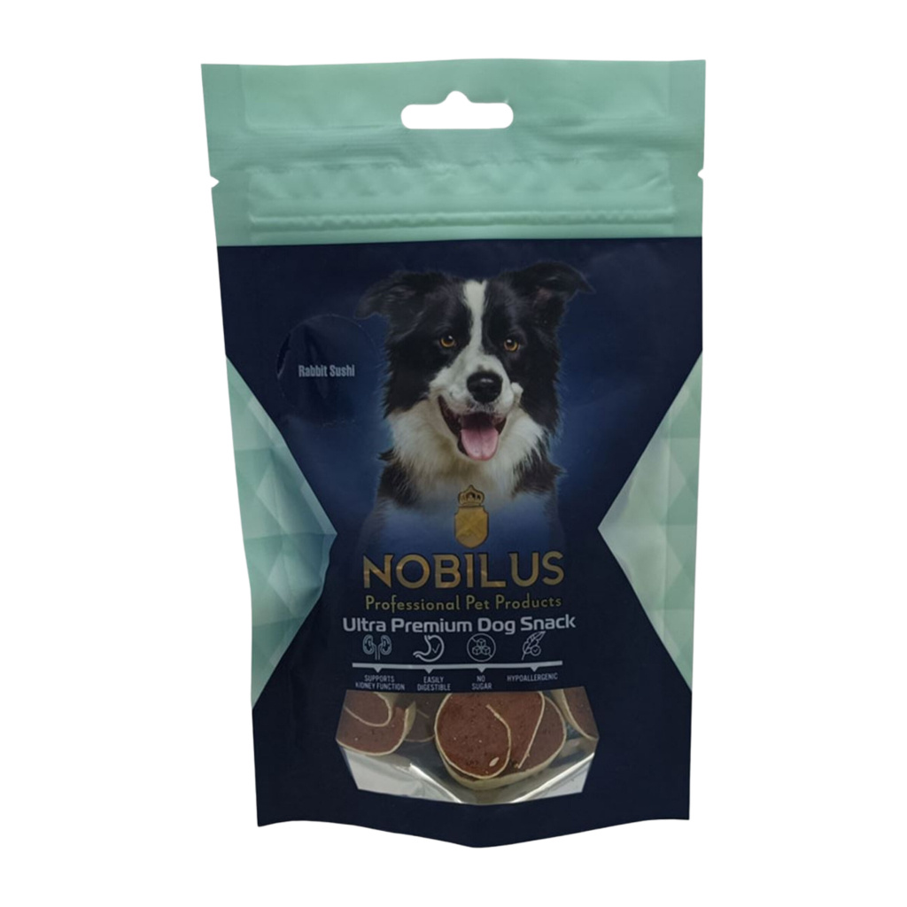 NOBILUS Tavşan Etli Suşi Köpek Ödül Maması 80gr