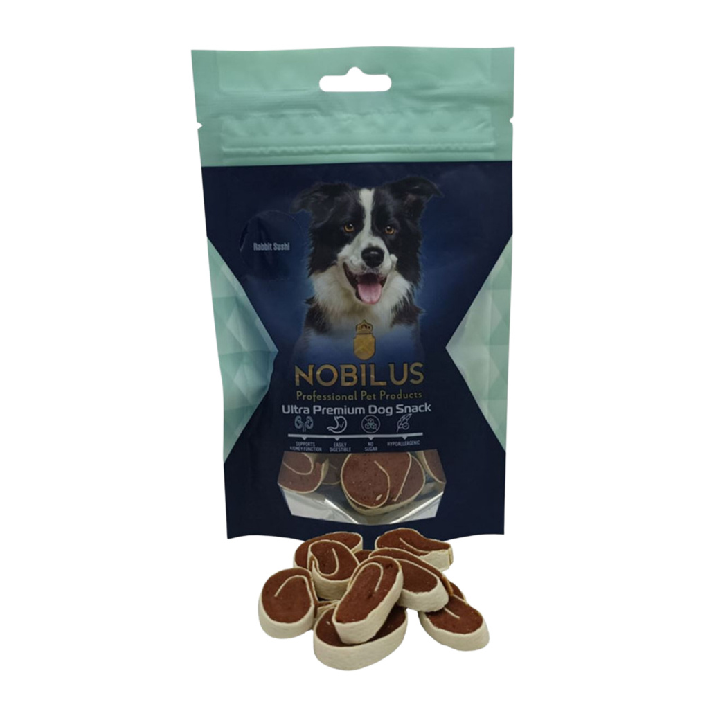 NOBILUS Tavşan Etli Suşi Köpek Ödül Maması 80gr