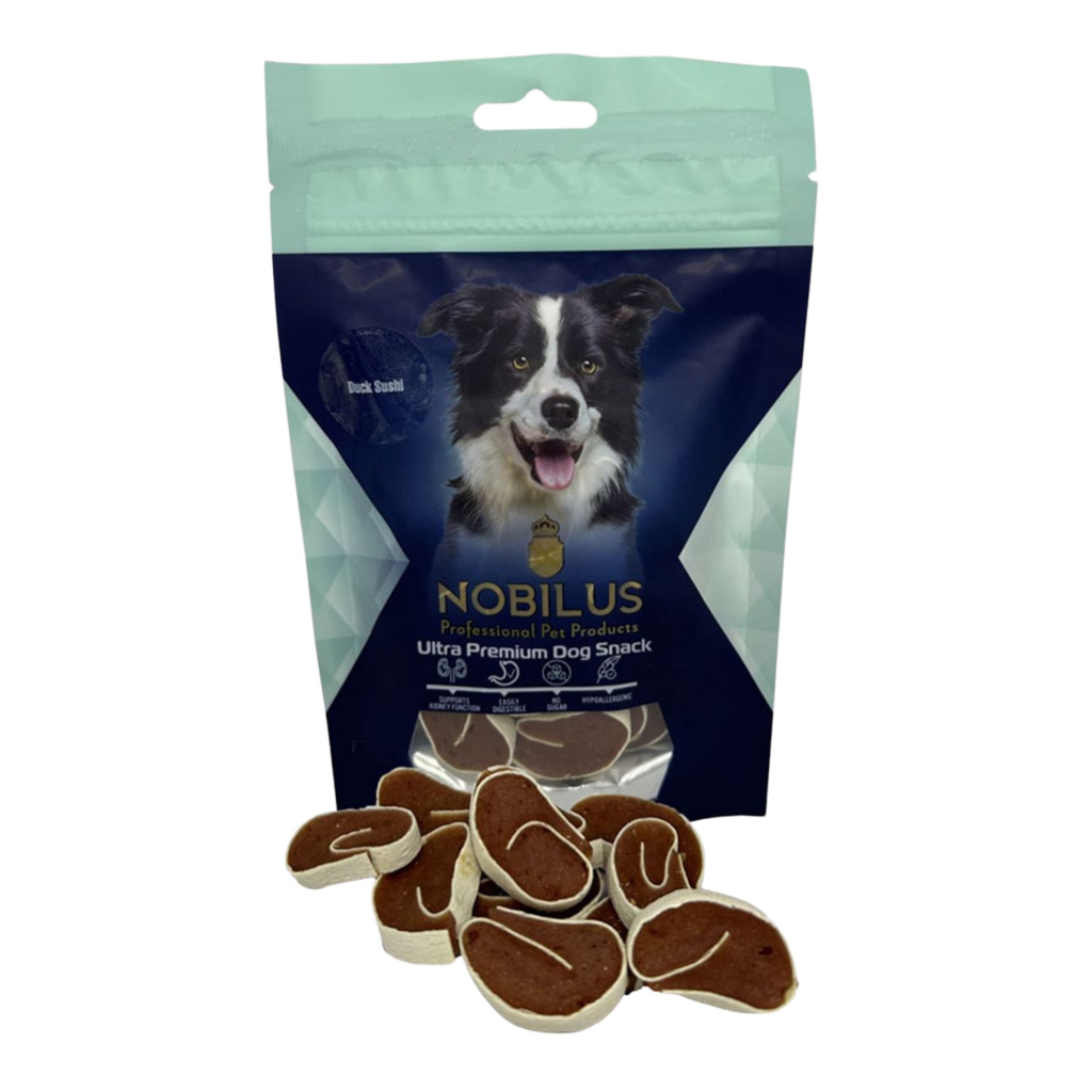 NOBILUS Ördek Etli Suşi Köpek Ödül Maması 80gr