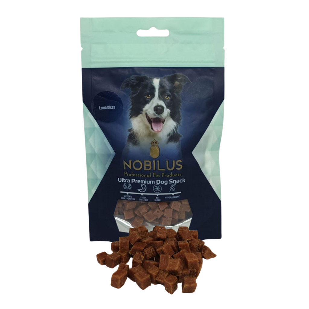NOBILUS Kuzu Etli Küp Köpek Ödül Maması 80gr
