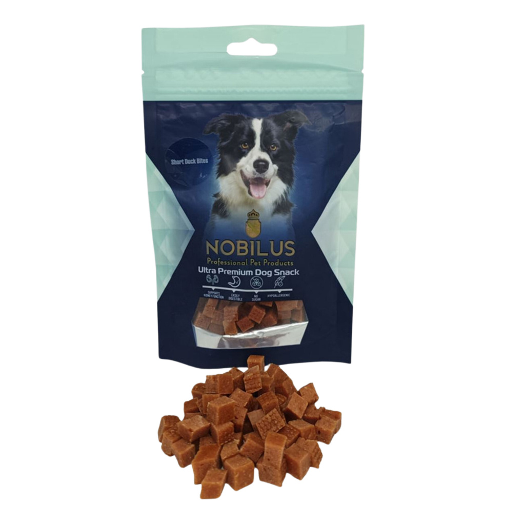 NOBILUS Ördek Etli Küp Köpek Ödül Maması 80gr