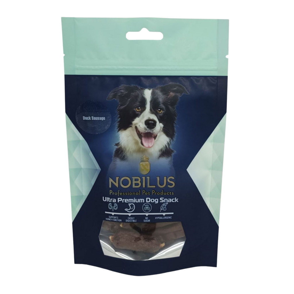 NOBILUS Ördek Etli Sosis Köpek Ödül Maması 80gr