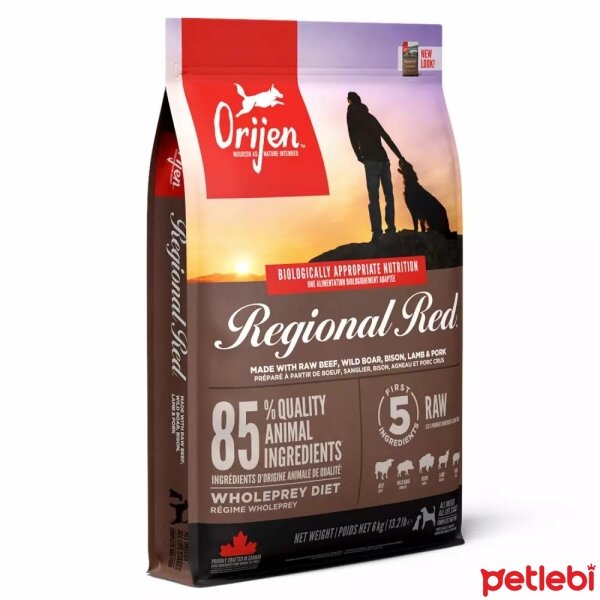 Orijen Regional Red Kırmızı Etli Tahılsız Yetişkin Köpek Maması 11,4kg