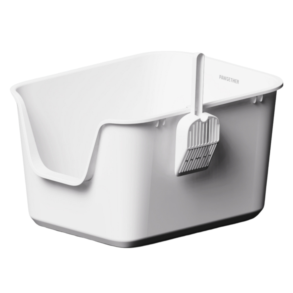Pawgether Comfy 2 Açık Kedi Tuvaleti 19L (Beyaz)
