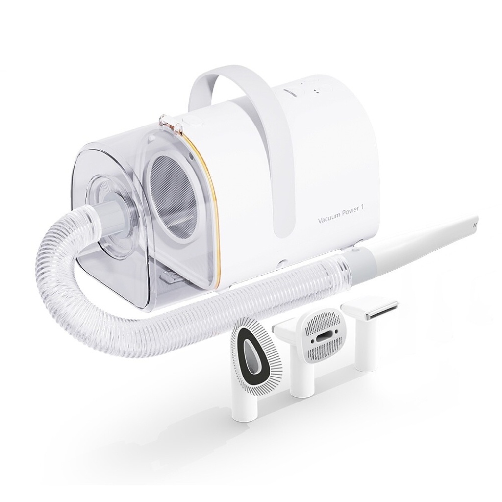 Pawgether VP1 Vacuum Power 1 Kedi ve Köpekler için 5'i Bir Arada Tüy Bakım Kiti (Beyaz)
