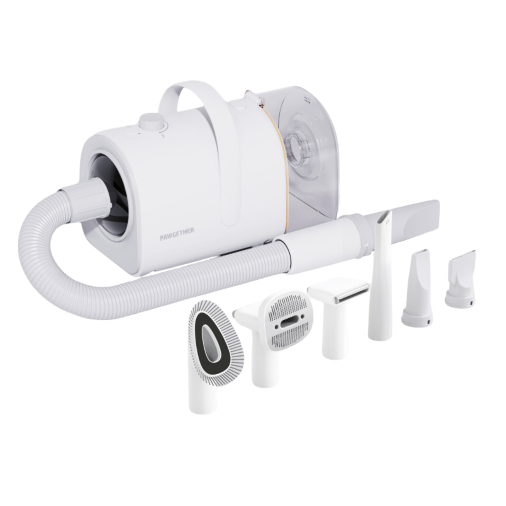 Pawgether GP1 Grooming Power 1 Kedi ve Köpekler için 8'i Bir Arada Tüy Bakım Kiti (Beyaz)