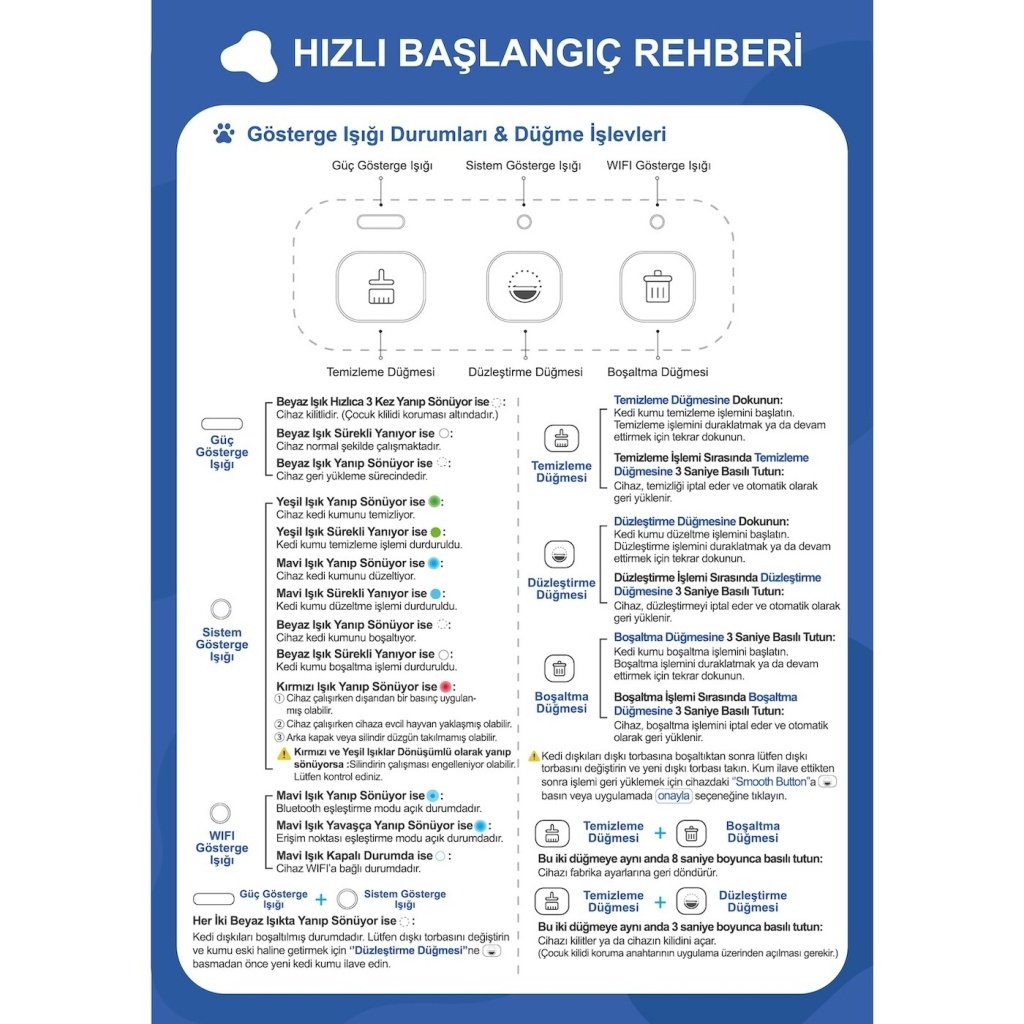 Pawgether Cs-2 Comfy Smart 2 Otomatik Kedi Tuvaleti 56,3x52x48,8cm