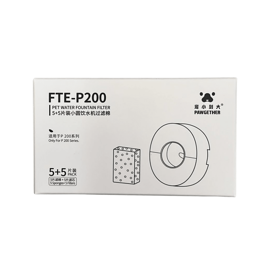 Pawgether FTE-P200 Pure 200S Otomatik Su Sebili için Yedek Filtre Kartuşu (5'li)