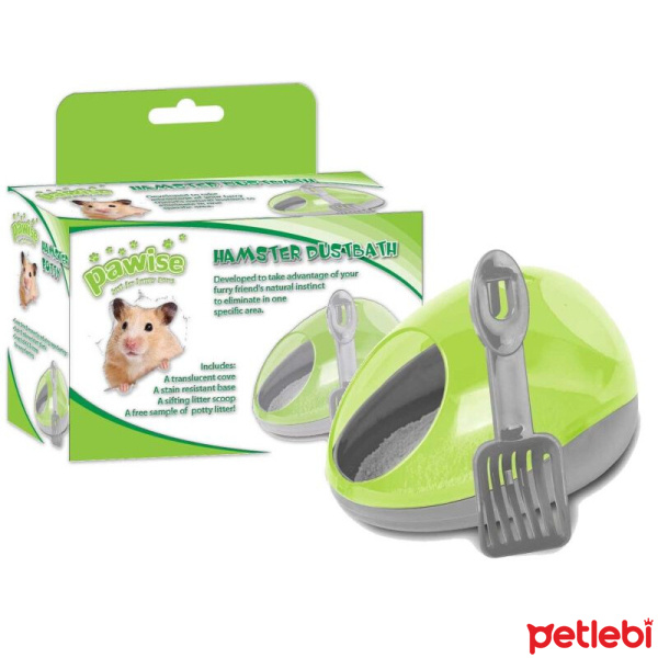 Pawise Hamsterler İçin Tuvalet Seti 15cm (Karışık Renkli)