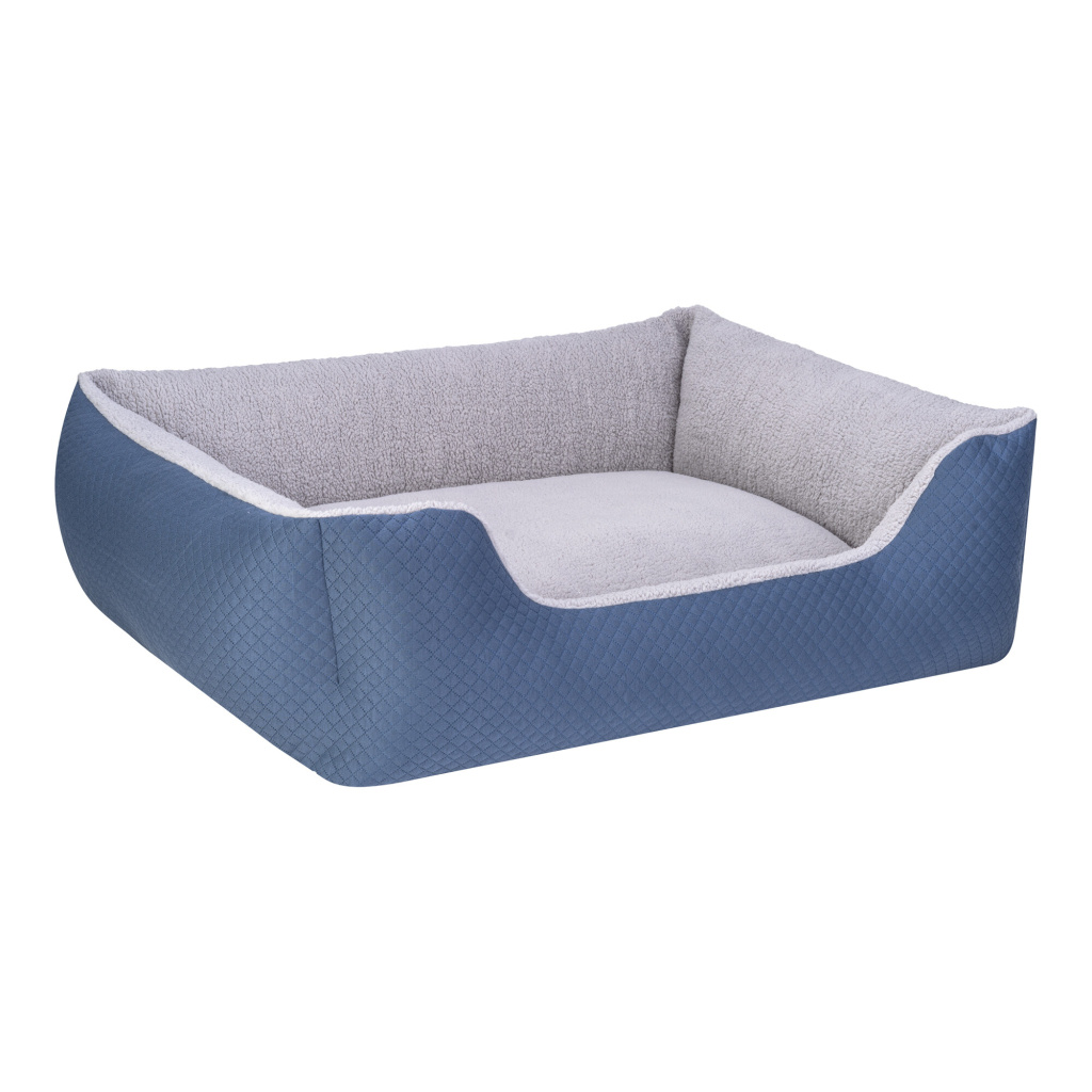 Pet Comfort Echo Peluş Köpek Yatağı 105x80cm (Mavi) [L]