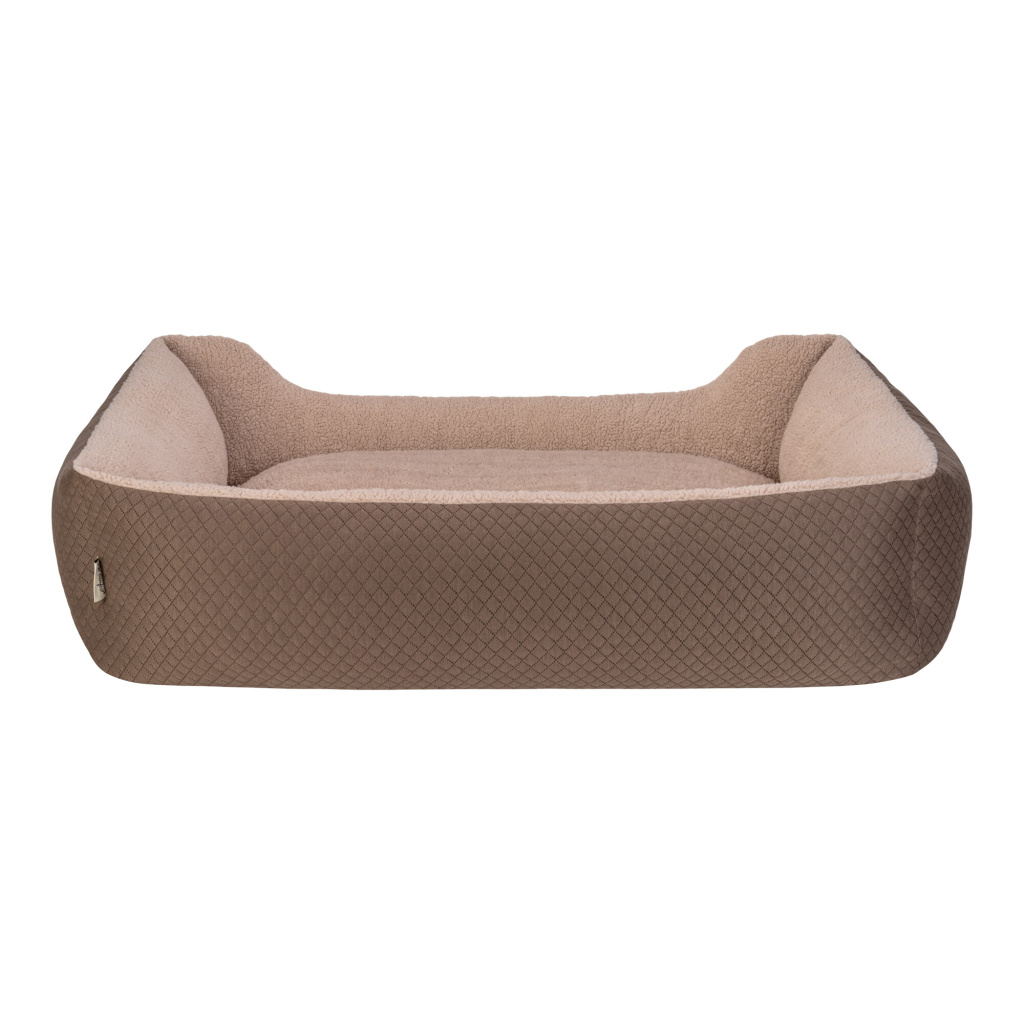 Pet Comfort Bravo Duo Peluş Köpek Yatağı 105x80cm (Kahverengi) [XL]