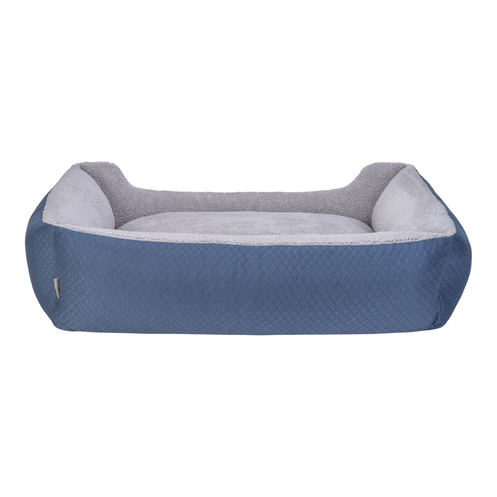 Pet Comfort Bravo Duo Peluş Köpek Yatağı 105x80cm (Mavi) [XL]