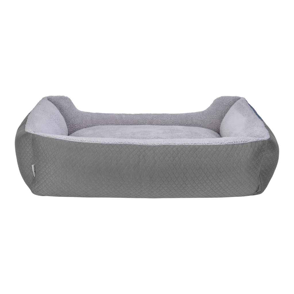 Pet Comfort Bravo Duo Peluş Köpek Yatağı 105x80cm (Gri) [XL]