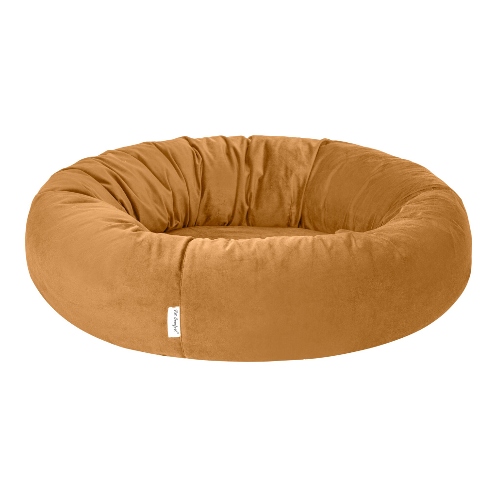 Pet Comfort Hotel Ortopedik Köpek Yatağı 70cm (Koyu Sarı) [M]