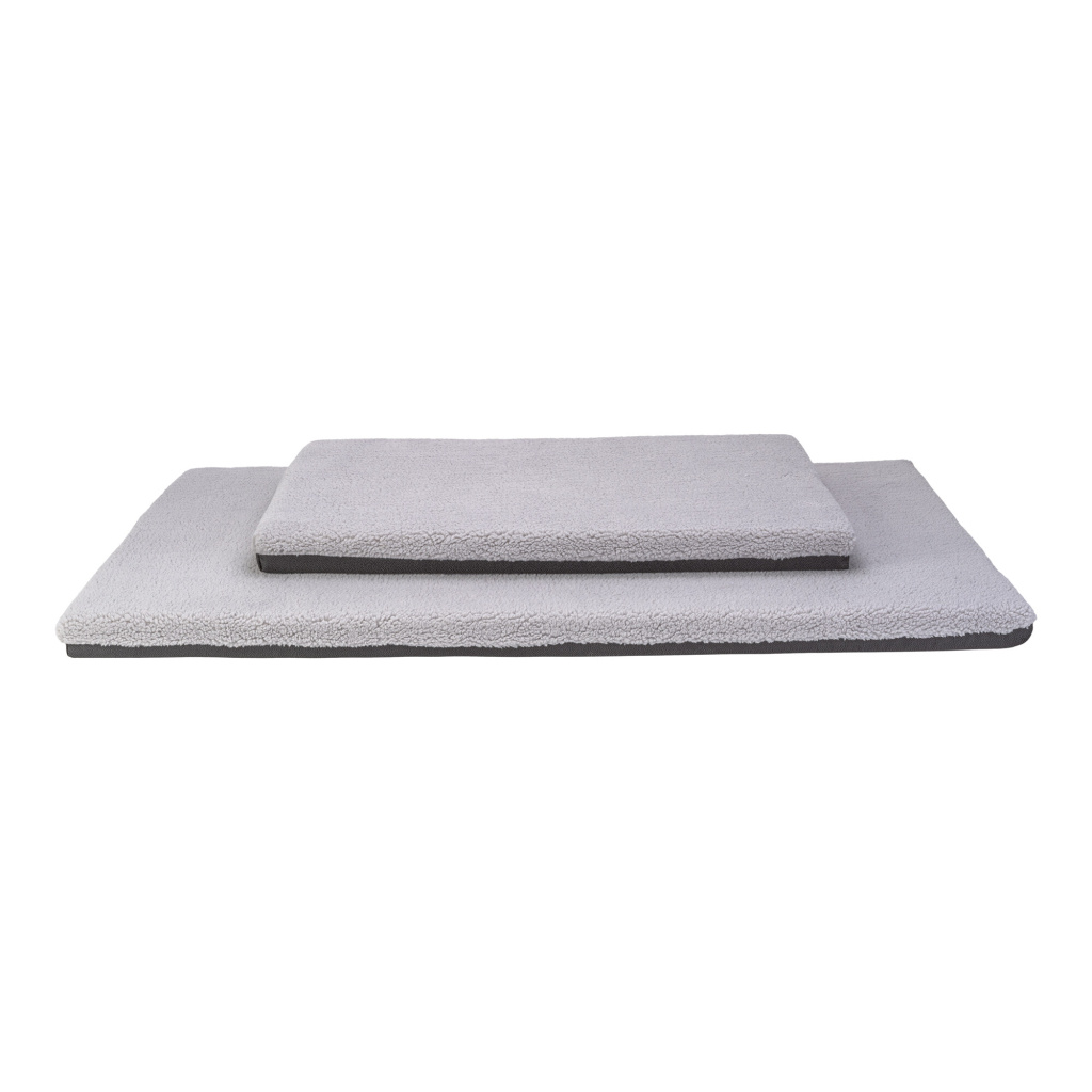 Pet Comfort Ortopedik Peluş Köpek Yatağı 115x75x4cm (Gri) [L]