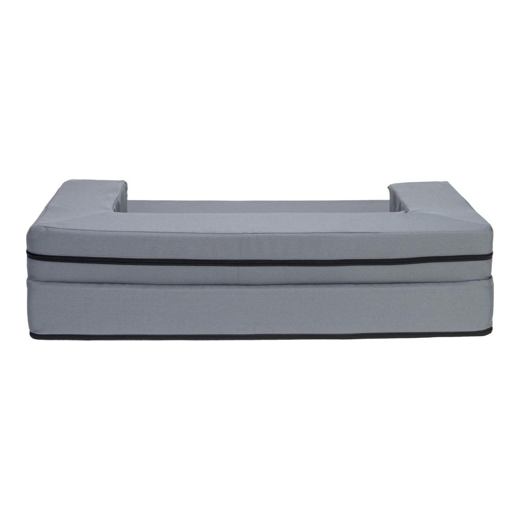 Pet Comfort Gloria Sofa Su Geçirmez Ortopedik Köpek Yatağı 70x53x8cm (Gri)