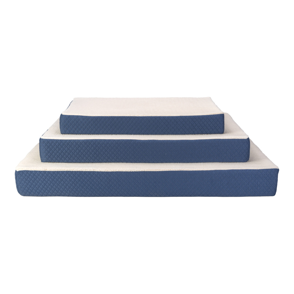 Pet Comfort Lima Ortopedik Peluş Köpek Yatağı 70x40x9cm (Ekru) [S]