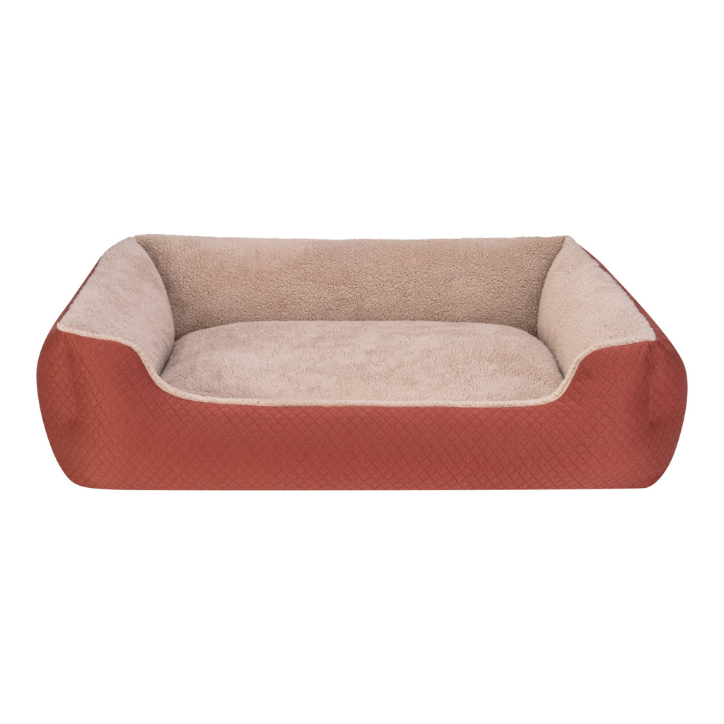 Pet Comfort Bravo Duo Peluş Köpek Yatağı 105x80cm (Tarçın) [XL]