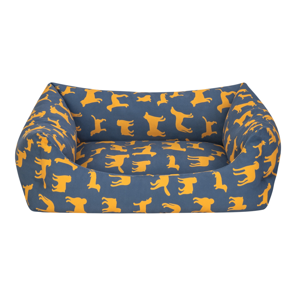 Pet Comfort Uniform Desenli Kedi ve Köpek Yatağı 60x50cm (Lacivert) [M]