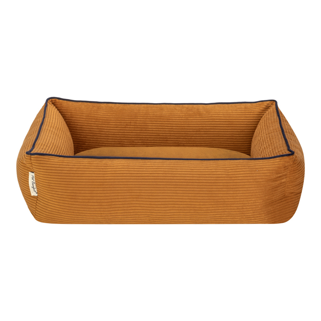 Pet Comfort Golf Kedi ve Köpek Yatağı 55x45cm (Koyu Sarı) [XS]