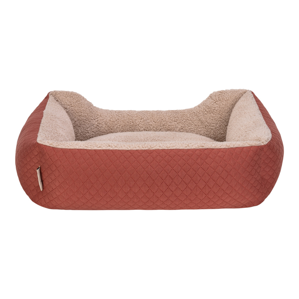 Pet Comfort Bravo Duo Peluş Kedi ve Köpek Yatağı 55x45cm (Tarçın) [S]
