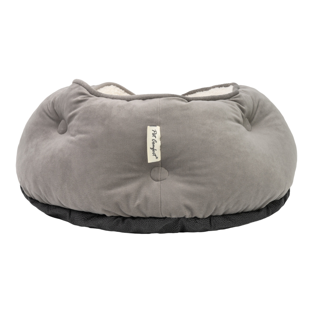 Pet Comfort Paris Peluş Kedi ve Köpek Yatağı 50cm (Gri)