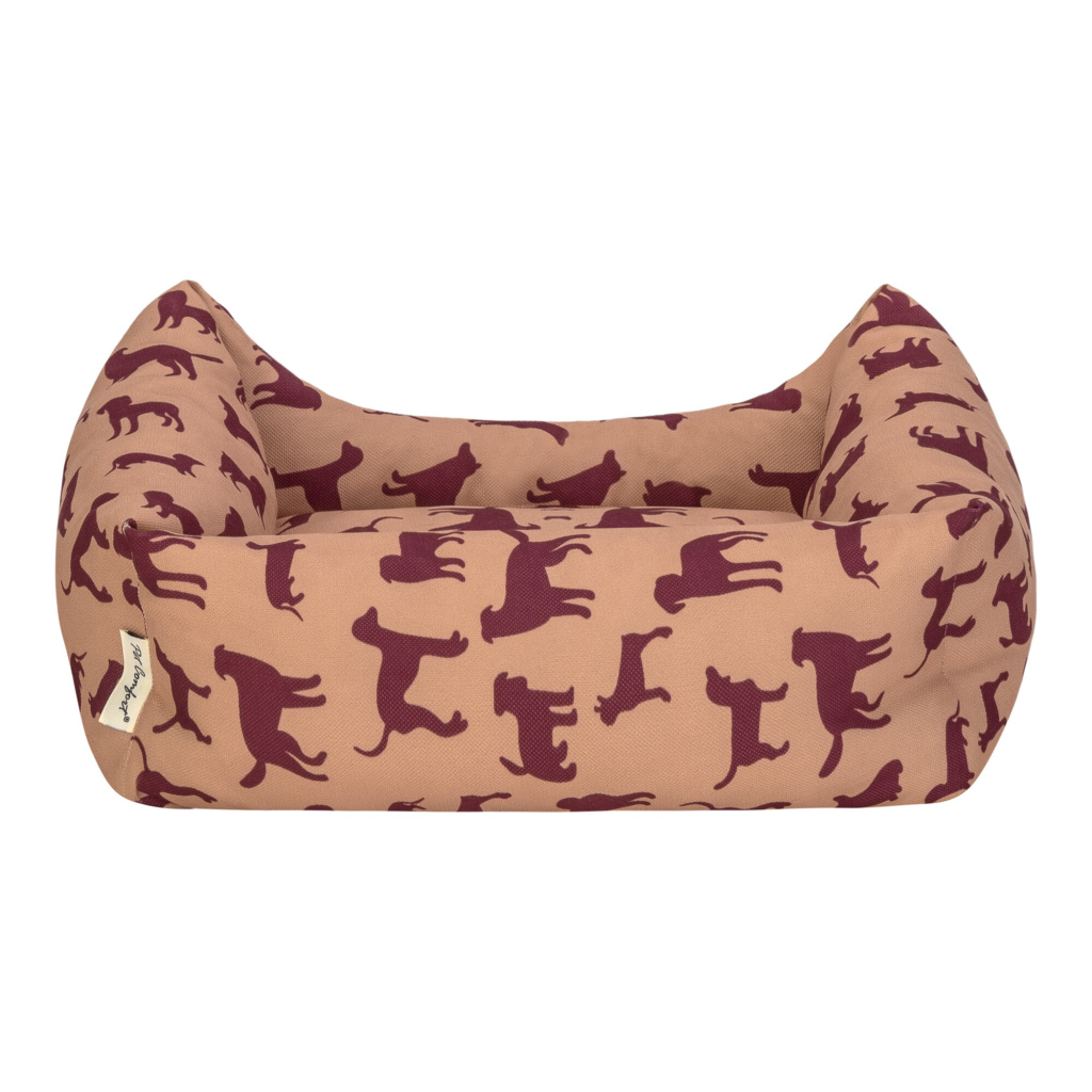 Pet Comfort Uniform Desenli Kedi ve Köpek Yatağı 50x40cm (Bej) [S]