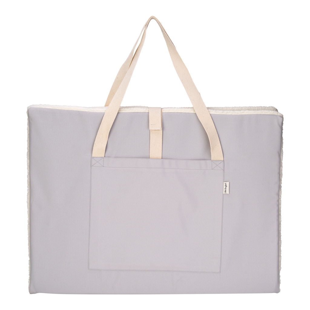 Pet Comfort Zen Taşınabilir Köpek Yatağı 102x67x2cm (Açık Gri)