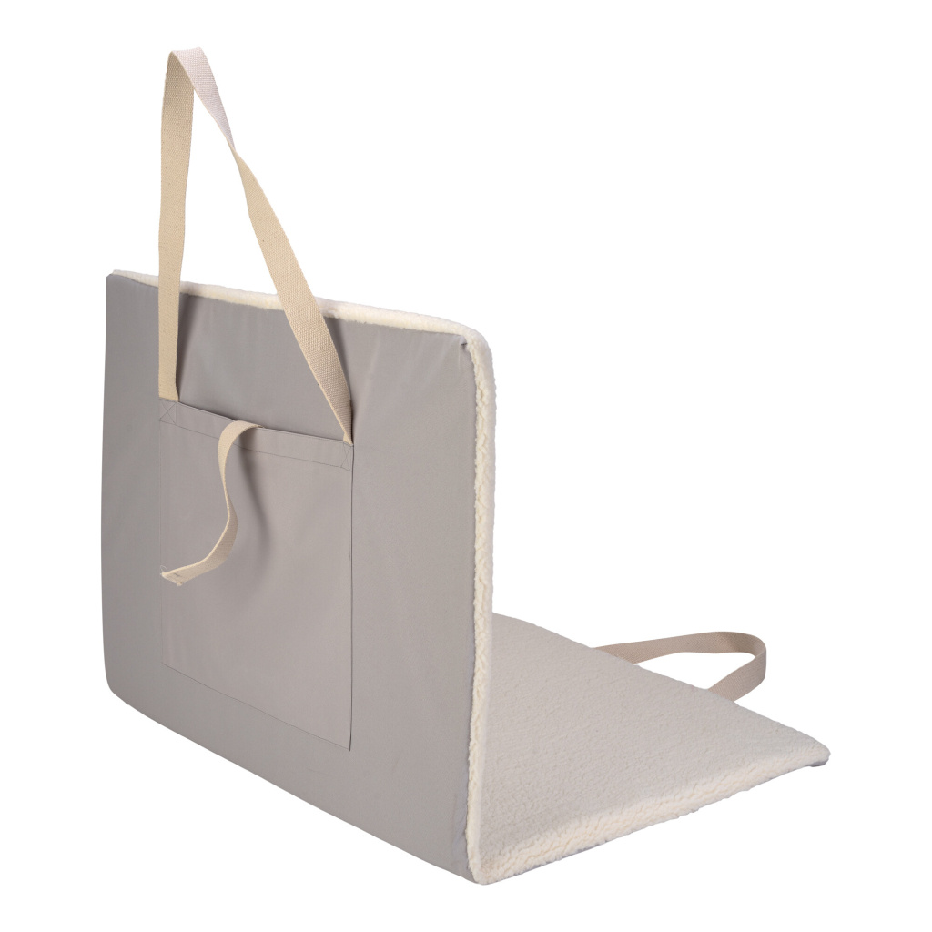 Pet Comfort Zen Taşınabilir Köpek Yatağı 102x67x2cm (Açık Gri)